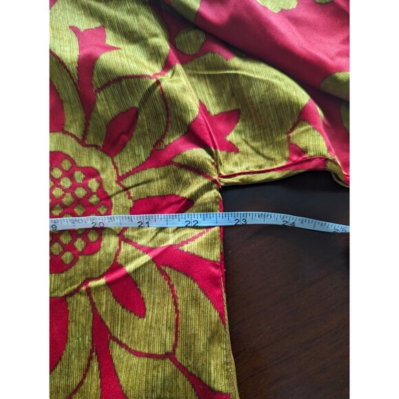 Natori Private Luxuries Red & Gold‎ Kaftan Women's Size Medium New - Picture 4 of 5